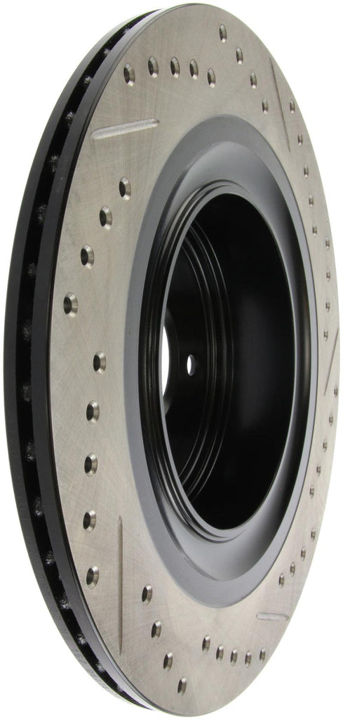 StopTech Infiniti G37 / Nissan 370Z SportStop Slotted & Drilled Rear Right Rotor - Corvette Realm