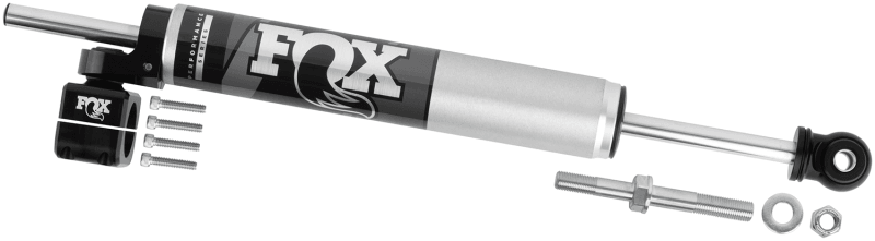 Fox 2007+ Jeep JK 8.2in 2.0 Tie Rod Clamp Steering Stabilizer - Corvette Realm