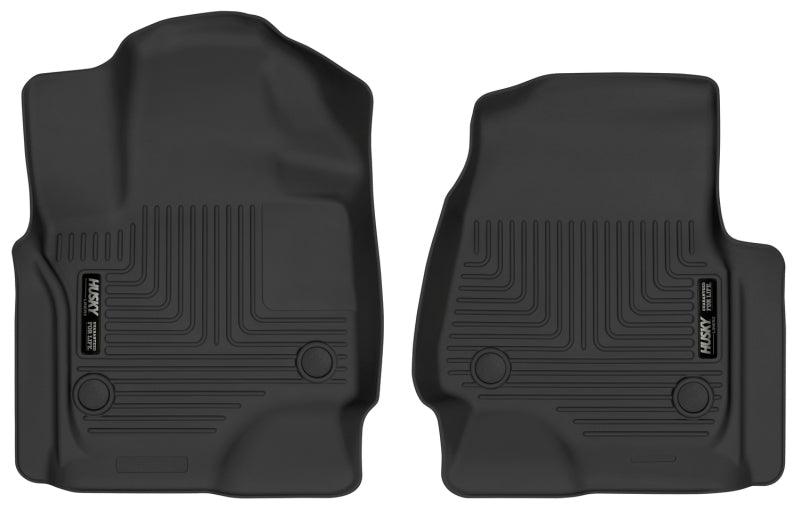 Husky Liners 18-22 Ford Expedition / 18-19 Lincoln Navigator X-Act Contour Black Front Floor Liners - Corvette Realm