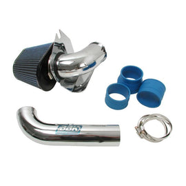 BBK 86-93 Mustang 5.0 Cold Air Intake Kit - Fenderwell Style - Chrome Finish - Corvette Realm
