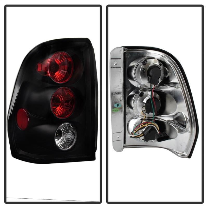 Spyder Chevy TrailBlazer 02-09 Euro Style Tail Lights Black ALT-YD-CTB02-BK - Corvette Realm