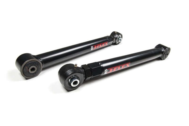 JKS Manufacturing Jeep Wrangler JK Adjustable J-Flex Lower Control Arms - Rear - Corvette Realm