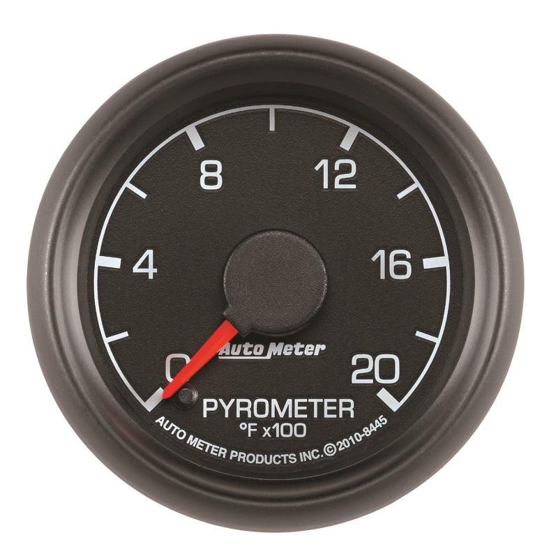 Autometer Factory Match Ford 52.4mm Full Sweep Electronic 0-2000 Deg F EGT/Pyrometer Gauge - Corvette Realm