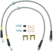 Load image into Gallery viewer, StopTech 02-07 WRX Stainless Steel Rear Brake Lines - Corvette Realm