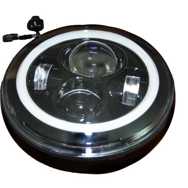 DV8 Offroad 07-18 Jeep Wrangler JK LED Projector Headlights - Corvette Realm
