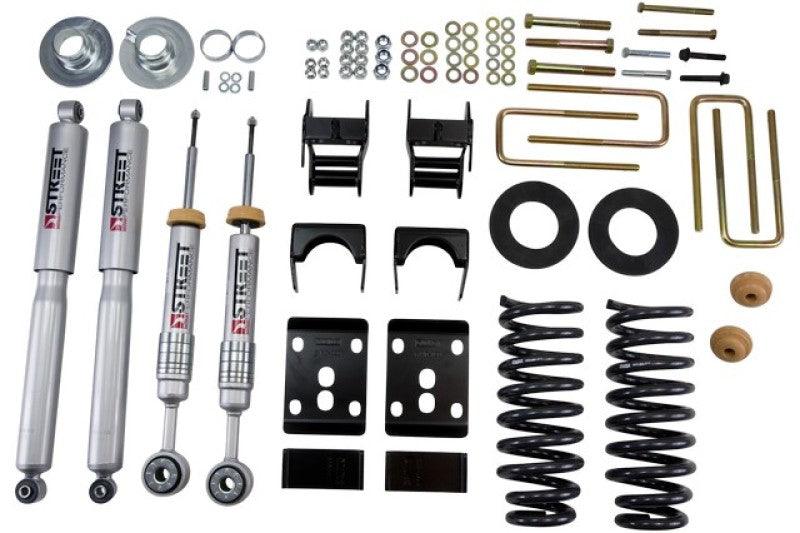 Belltech Lowering Kit 09-13 Ford F150 Ext Cab Short Bed 2WD 2in or 3in F/4in Rear w/ Shocks - Corvette Realm