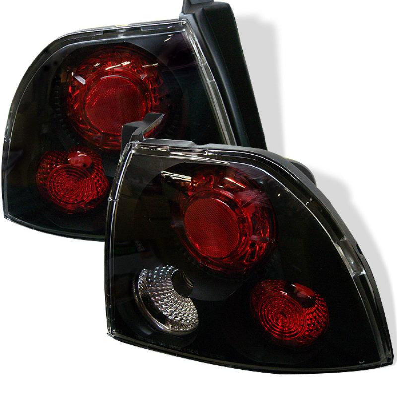 Spyder Honda Accord 94-95 Euro Style Tail Lights Black ALT-YD-HA94-BK - Corvette Realm