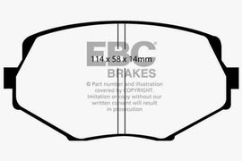 EBC 94-01 Mazda Miata MX5 1.8 Greenstuff Front Brake Pads - Corvette Realm