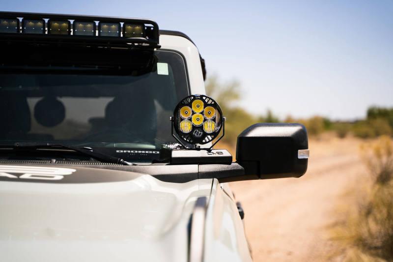 DV8 21-22 Ford Bronco A-Pillar Pod Light Mounts - Corvette Realm