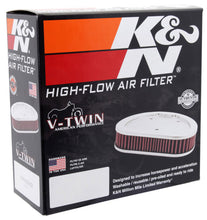 Load image into Gallery viewer, K&amp;N Textured Black Replacement Air FIlter 2015 Harley Davidson XG500 Street