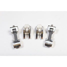 Rugged Ridge 07-18 Jeep Wrangler Stainless Steel Hood Catch Set - Corvette Realm