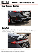Load image into Gallery viewer, HKS BODY KIT TYPE-S FL5 R-Spoiler