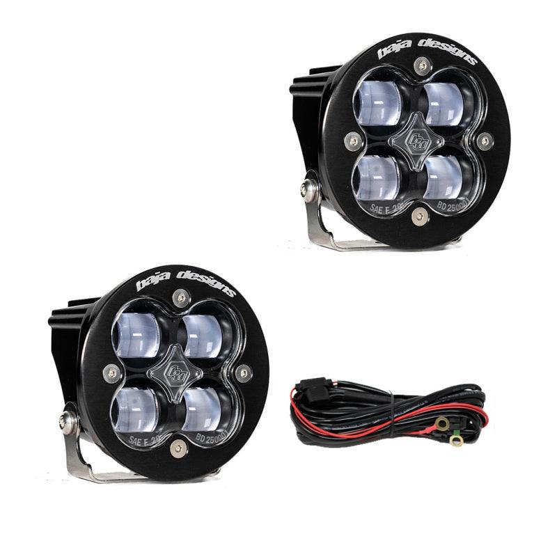 Baja Designs Squadron R SAE LED Spot Light - Clear - Pair - Corvette Realm