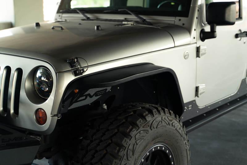 DV8 Offroad 07-18 Jeep Wrangler JK Slim Fender Flares - Corvette Realm