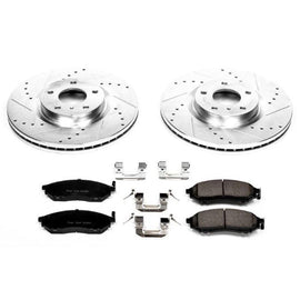 Power Stop 08-12 Infiniti EX35 Front Z23 Evolution Sport Brake Kit - Corvette Realm