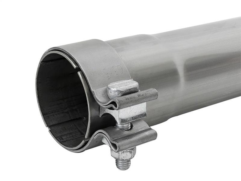 aFe MACH Force-Xp 409 SS Muffler Pipe 2.5in. Inlet/Outlet / 14in. Body / 20in. Length - Corvette Realm