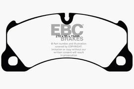 EBC 10+ Porsche Cayenne 3.0 Supercharged Hybrid Bluestuff Front Brake Pads - Corvette Realm