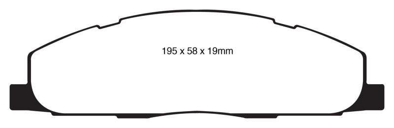 EBC 09-11 Dodge Ram 2500 Pick-up 5.7 2WD/4WD Greenstuff Rear Brake Pads - Corvette Realm