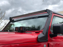 Load image into Gallery viewer, Go Rhino 18-20 Jeep Wrangler JL/JLU/Gladiator JT XE Windshield Light Bar Mount - 50in Single Row - Corvette Realm