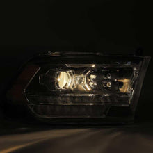 Load image into Gallery viewer, AlphaRex 09-18 Dodge Ram 2500 LUXX LED Proj Headlights Plank Style Black w/Activ Light/DRL - Corvette Realm