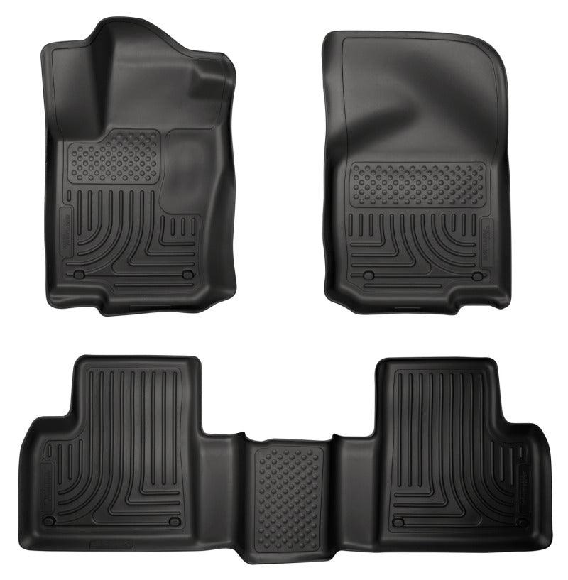 Husky Liners 2012 Mercedes ML350 WeatherBeater Combo Black Floor Liners - Corvette Realm