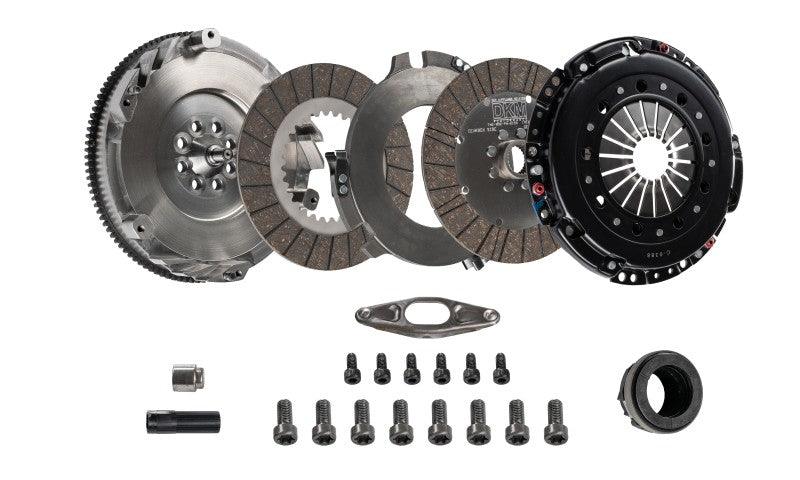 DKM Clutch BMW E9X 335i MS Organic Twin Disc Clutch Kit w/Flywheel (660 ft/lbs Torque) - Corvette Realm