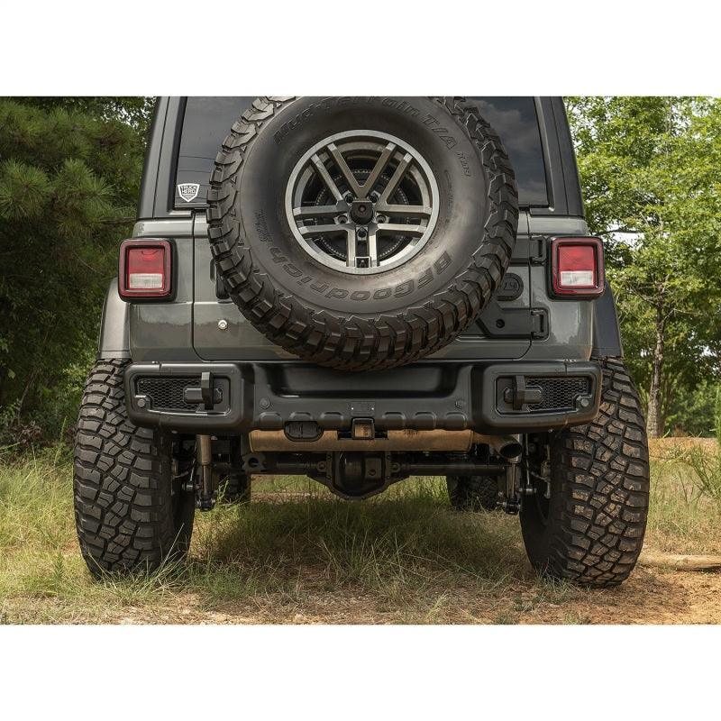 Rugged Ridge Spartacus Rear Bumper Black 18-20 Jeep Wrangler JL - Corvette Realm