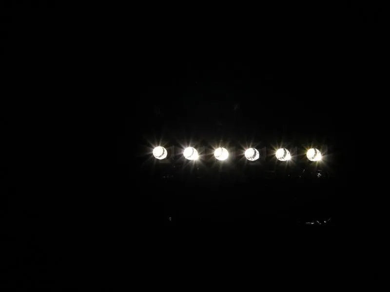 ANZO 1994-2001 Dodge Ram Crystal Headlights Black - Corvette Realm