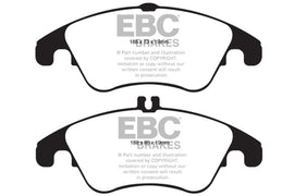 EBC 12+ Mercedes-Benz C250 Coupe 1.8 Turbo Sport Edition Yellowstuff Front Brake Pads - Corvette Realm