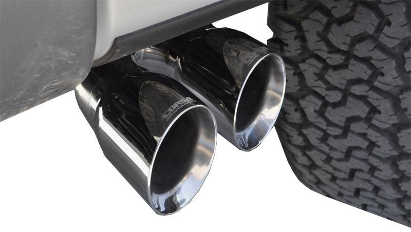 Corsa 11-13 Ford F-150 Raptor 6.2L V8 145in Wheelbase Polished Xtreme Cat-Back Exhaust - Corvette Realm