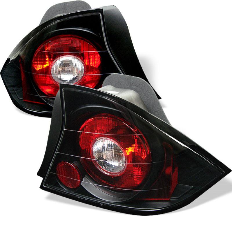 Spyder Honda Civic 01-03 2Dr Euro Style Tail Lights Black ALT-YD-HC01-2D-BK - Corvette Realm