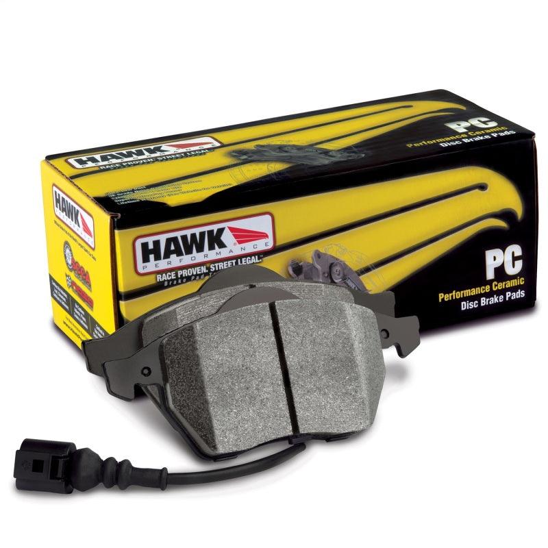 Hawk 06-10 Chevy Corvette (Improved Pad Design) Front Ceramic Sreet Brake Pads - Corvette Realm