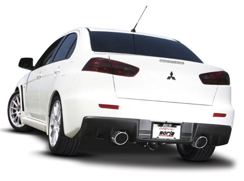 Borla 09-15 Mitsubishi Lancer Ralliart 2.0L 4cyl MT 6spd AWD Catback Exhaust - Corvette Realm