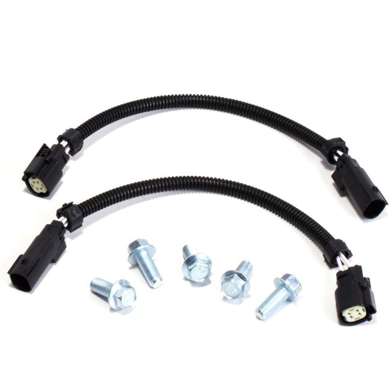 BBK 2015 Mustang GT V6 6-Pin Front O2 Sensor Wire Harness Extensions 12 (pair) And Bolt Kit - Corvette Realm