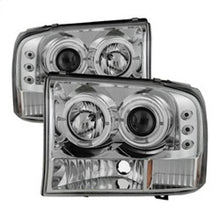 Load image into Gallery viewer, Spyder Ford F250 Super Duty 99-04 Projector Version 2 LED Halo LED Chrm PRO-YD-FF25099-1P-G2-C - Corvette Realm