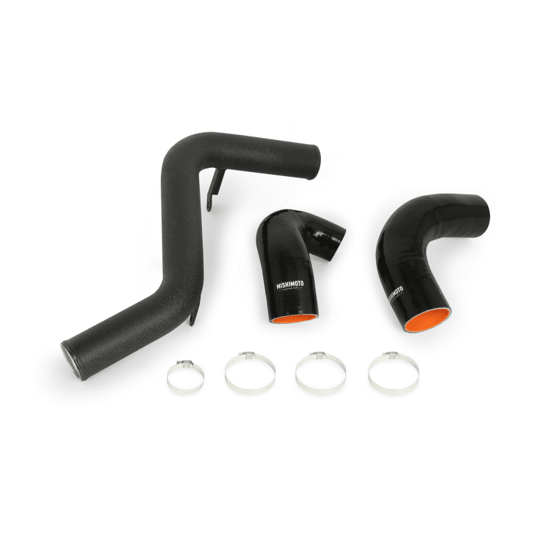 Mishimoto 2013+ Ford Focus ST Hot Side Intercooler Pipe Kit - Wrinkle Black - Corvette Realm