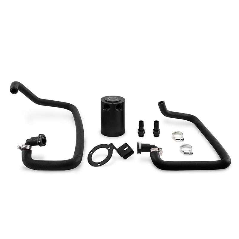 Mishimoto 2015+ Ford Mustang EcoBoost Baffled Oil Catch Can Kit - Black - Corvette Realm