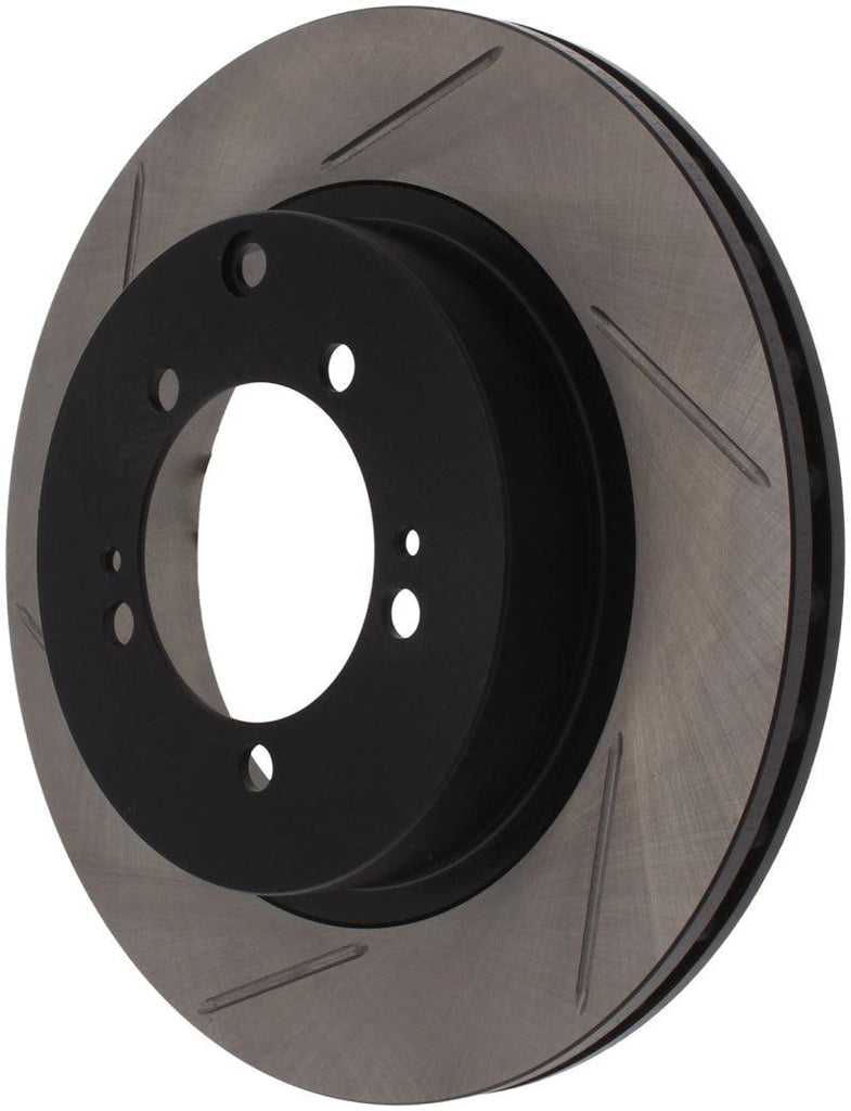 StopTech Power Slot 03-06 Evo 8 & 9 Slotted Right Rear Rotor - Corvette Realm