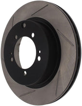 Load image into Gallery viewer, StopTech Power Slot 03-06 Evo 8 &amp; 9 Slotted Right Rear Rotor - Corvette Realm