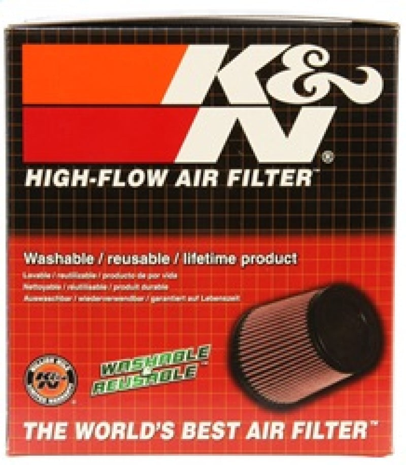 K&N Univeral Rubber Filter Round Tapered 4.625in Top OD x 5in Base OD x 4in H