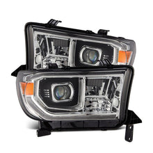 Load image into Gallery viewer, AlphaRex 07-13 Toyota Tundra / 08-17 Sequoia LUXX LED Proj HL Chrome w/Actv Light / Seq. Sig + DRL - Corvette Realm
