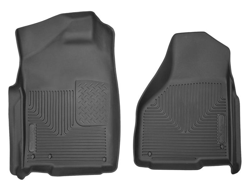 Husky Liners 09-14 Dodge Ram/Ram Quad Cab X-Act Contour Black Front Floor Liners - Corvette Realm