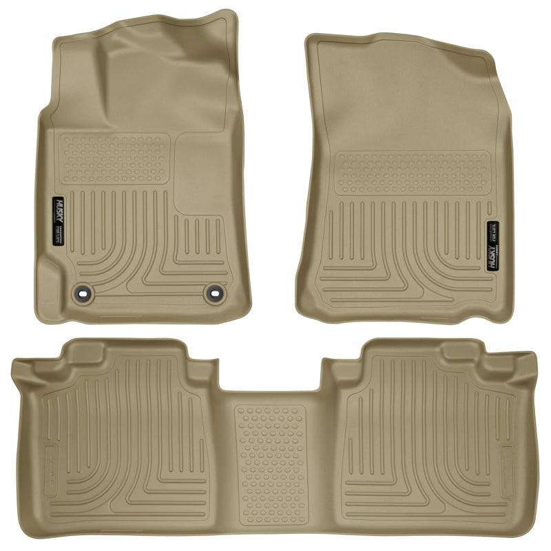 Husky Liners 2012 Toyota Camry WeatherBeater Combo Tan Floor Liners - Corvette Realm