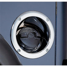 Load image into Gallery viewer, Rugged Ridge 97-06 Jeep Wrangler Chrome Gas Tank Filler Bezel - Corvette Realm