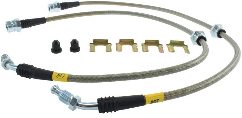 StopTech 04 VW Golf R32 AWD Front Stainless Steel Brake Line Kit - Corvette Realm