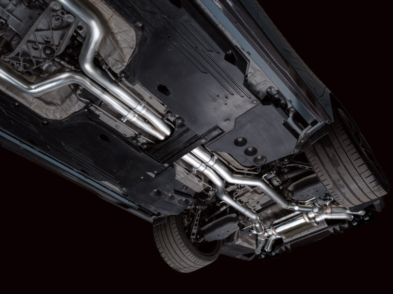 AWE 22-26 Cadillac CT5-V Blackwing SwitchPath Exhaust - Diamond Black Tips