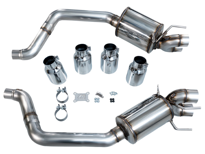 AWE Tuning 09-13 Chevrolet Corvette 6.2L Touring Edition Axle-back Exhaust w/ Chrome Silver Tips
