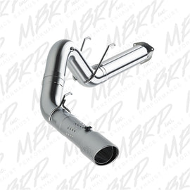 MBRP 17-25 Ford F250/350/450 6.7L Ex. Reg Cab 5in Filter Back Single Tip Aluminized Exhaust System