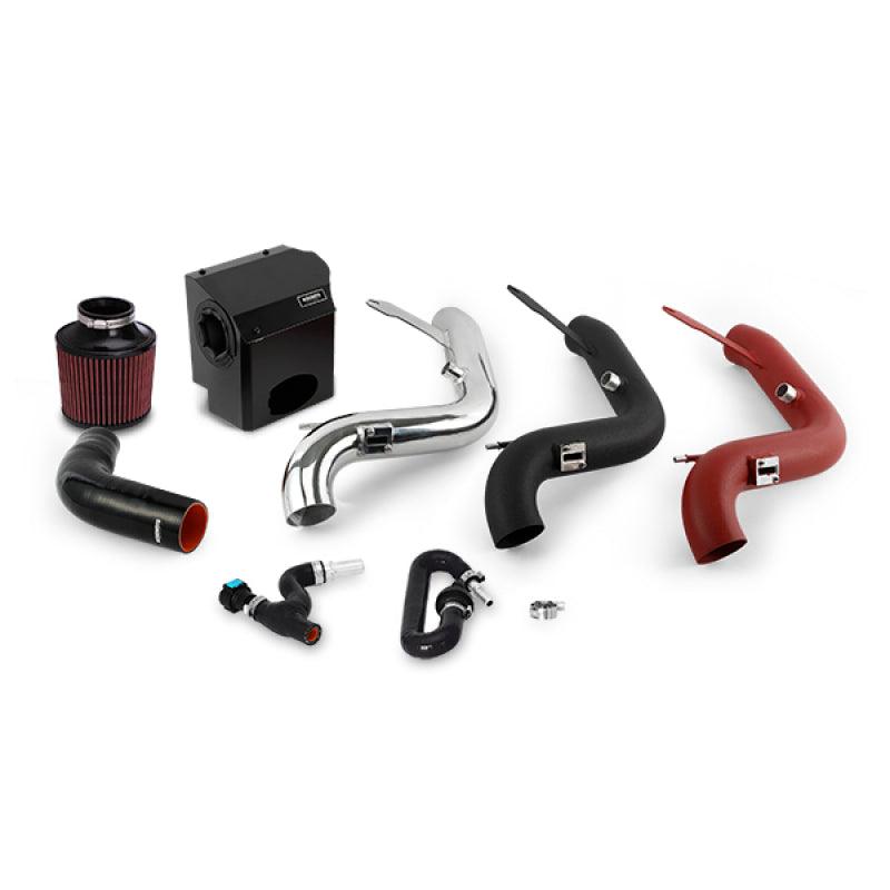 Mishimoto 2016 Ford Fiesta ST 1.6L Performance Air Intake Kit - Wrinkle Red - Corvette Realm