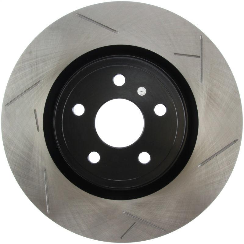 StopTech 12-18 Jeep Grand Cherokee SRT8 (380mm Front Disc) Front Left Slotted Sport Brake Rotor - Corvette Realm